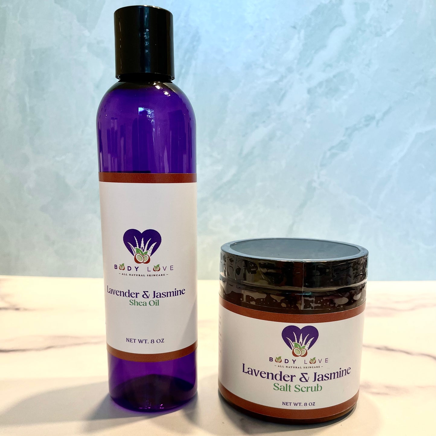 Lavender and Jasmine Salt Scrub