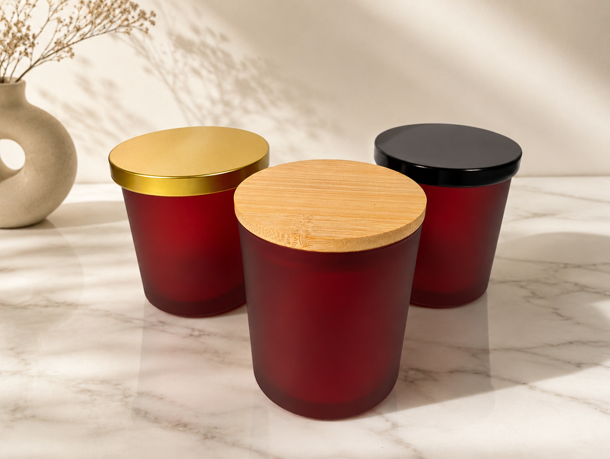 Ignite | Berry Red 315ml Candle Vessel