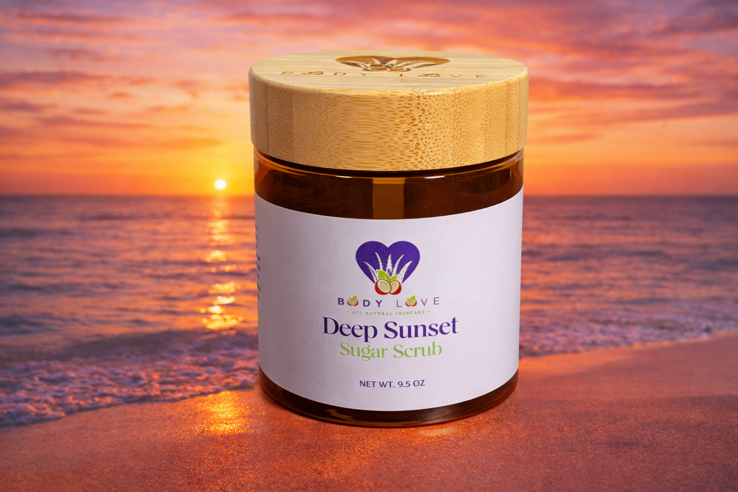 Deep Sunset Sugar Scrub (March-August)