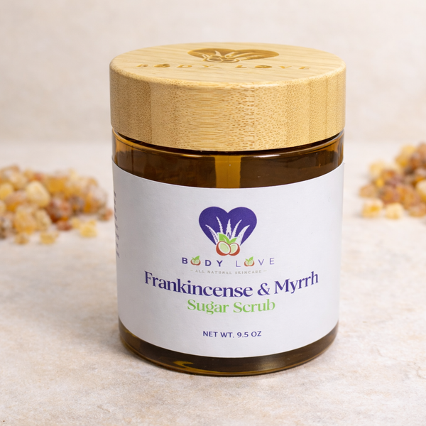 Frankincense and Myrrh Sugar Scrub